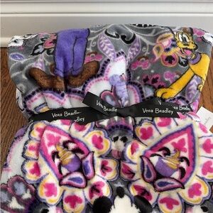 Vera Bradley Plush Throw Blanket in Mickey sweet treats Disney pattern